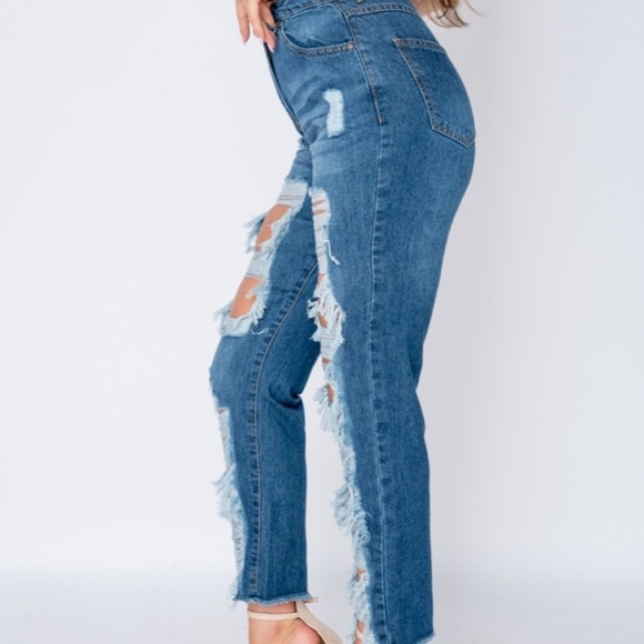 FINALPRICE HPx6 ExtremeRip Distress Boyfriend Jean - Picture 7 of 14